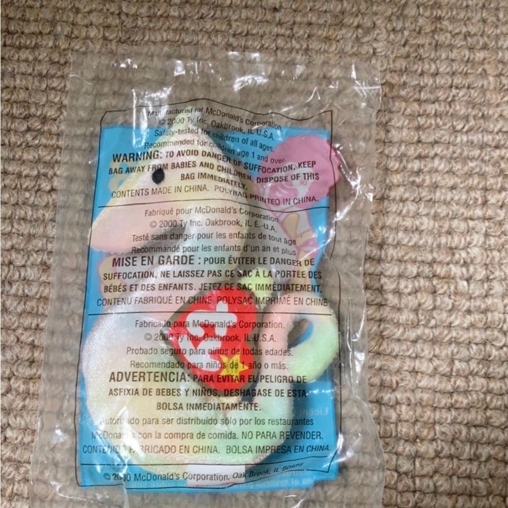 Neon the Seahorse Teenie Beanie Baby